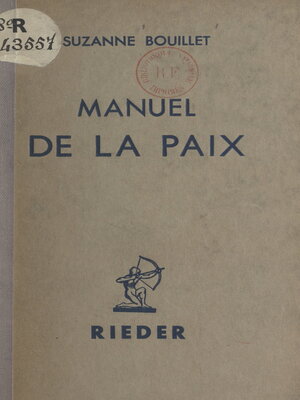 cover image of Manuel de la paix